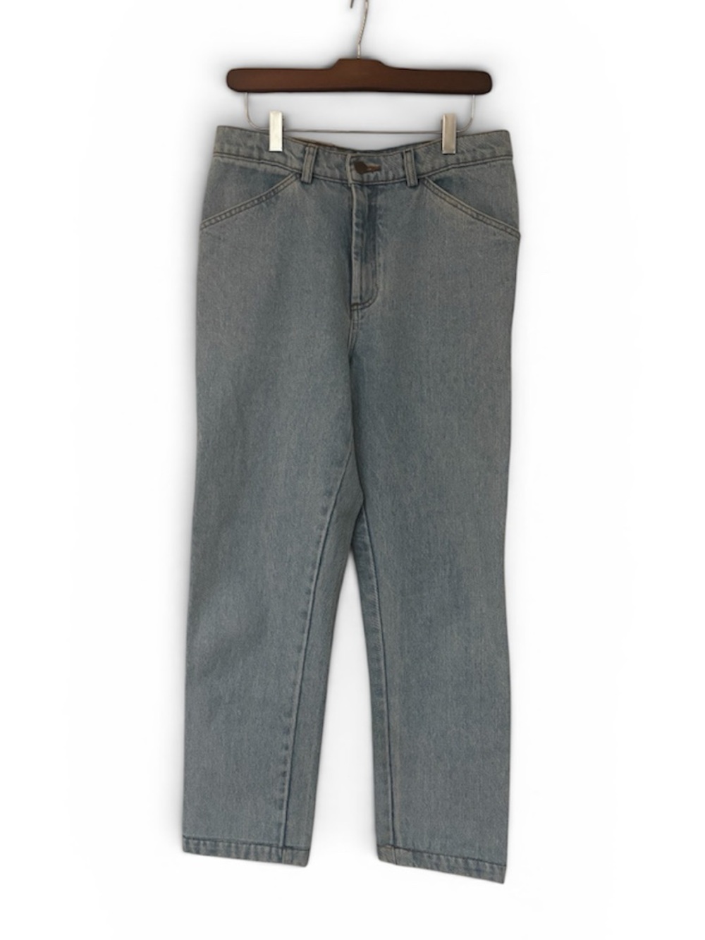 Slim Straight Men’s Jeans in Light Blue